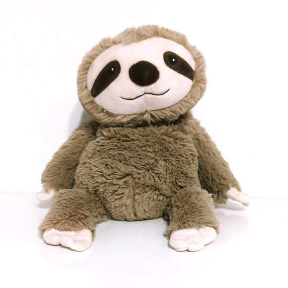 Warmies Microwavable Sloth Plush Weighted Lavender Scented 13in Stuffed Animal - Picture 1 of 7